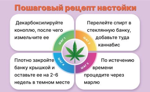 Пошаговый рецепт настойки из марихуаны
