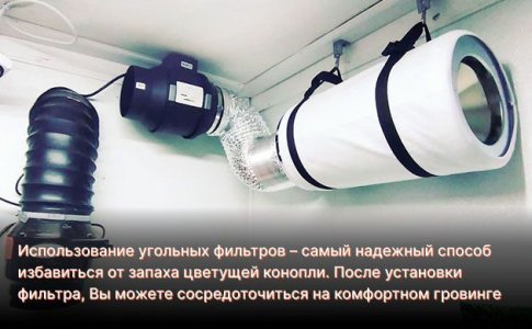  Угольные фильтры для нейтрализации запаха конопли